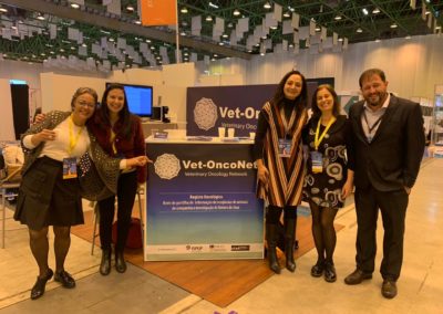 Colegas veterinários brasileiros na divulgação da rede Vet-Onco-Net